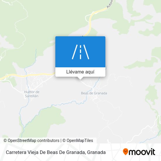 Mapa Carretera Vieja De Beas De Granada