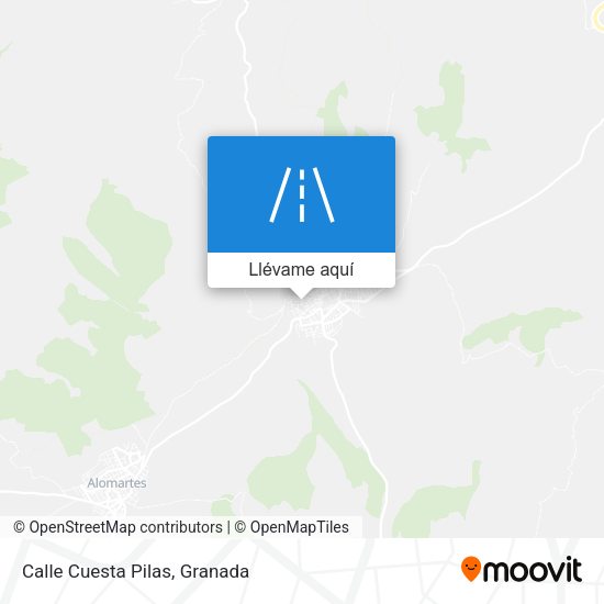 Mapa Calle Cuesta Pilas