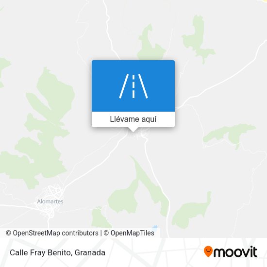 Mapa Calle Fray Benito
