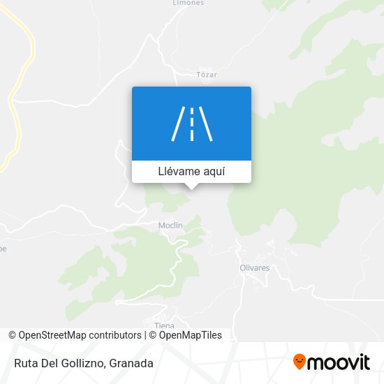 Mapa Ruta Del Gollizno