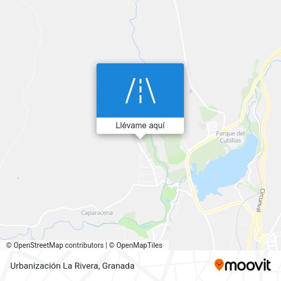 Mapa Urbanización La Rivera