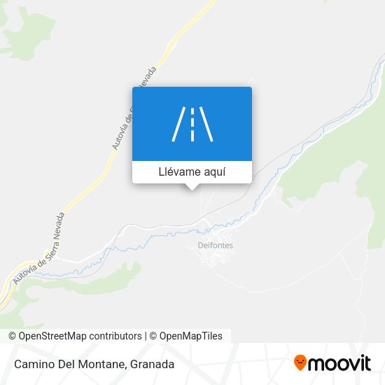 Mapa Camino Del Montane