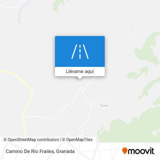 Mapa Camino De Río Frailes