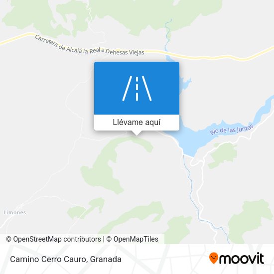 Mapa Camino Cerro Cauro