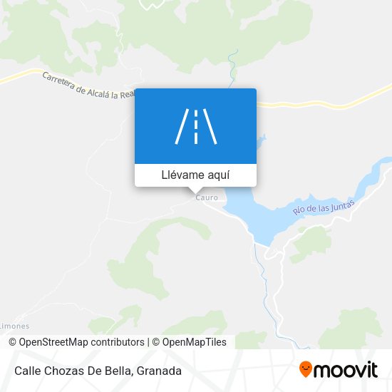Mapa Calle Chozas De Bella