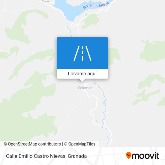 Mapa Calle Emilio Castro Nievas