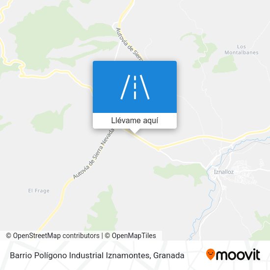 Mapa Barrio Polígono Industrial Iznamontes