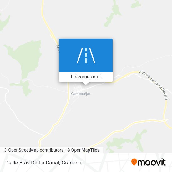 Mapa Calle Eras De La Canal