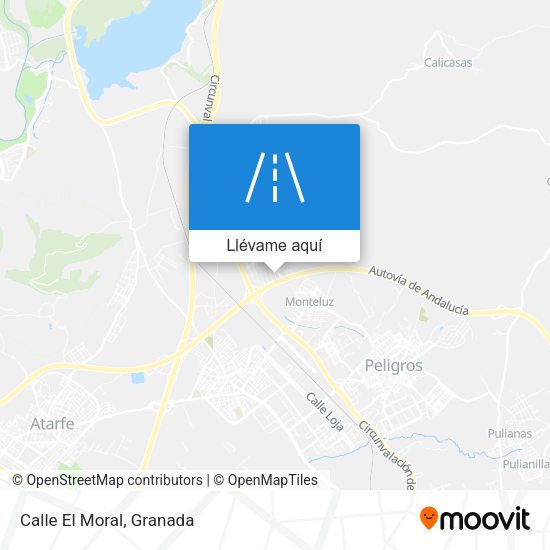 Mapa Calle El Moral