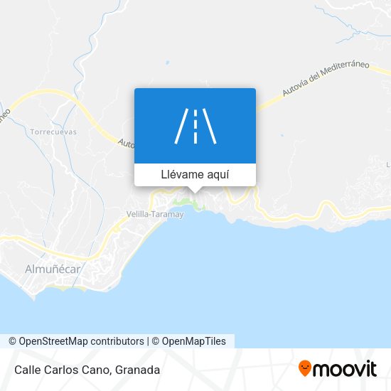 Mapa Calle Carlos Cano