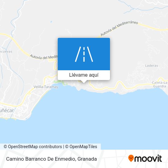 Mapa Camino Barranco De Enmedio