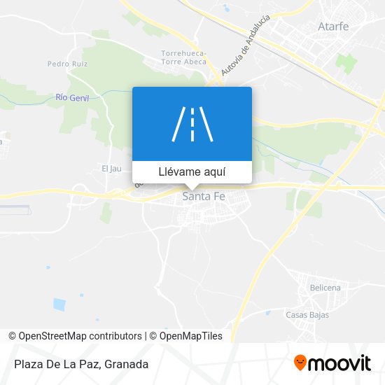 Mapa Plaza De La Paz