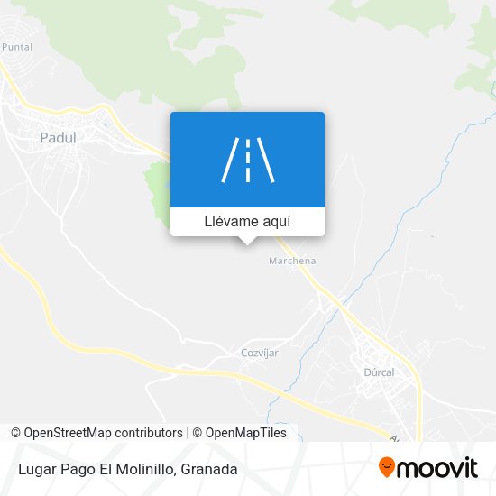 Mapa Lugar Pago El Molinillo