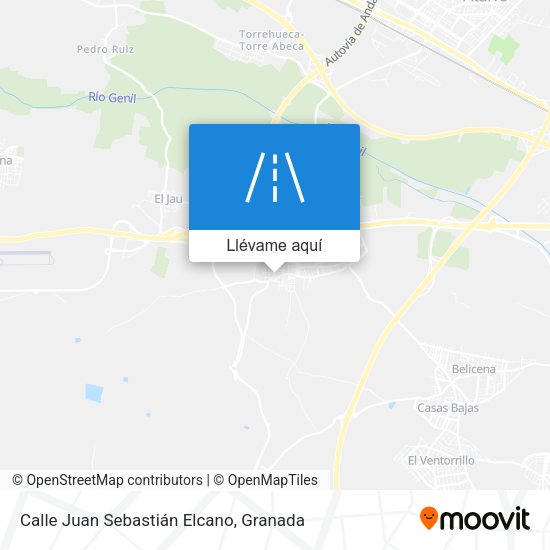 Mapa Calle Juan Sebastián Elcano