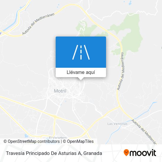 Mapa Travesía Principado De Asturias A
