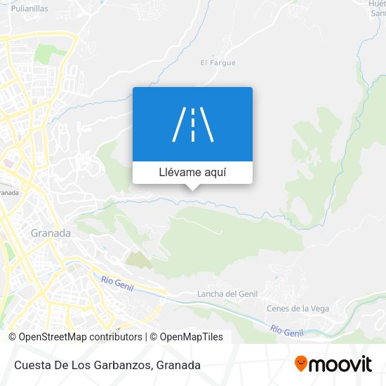 Mapa Cuesta De Los Garbanzos