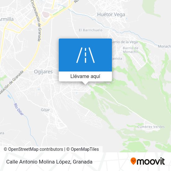 Mapa Calle Antonio Molina López