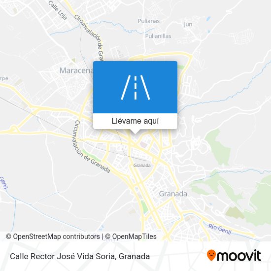 Mapa Calle Rector José Vida Soria