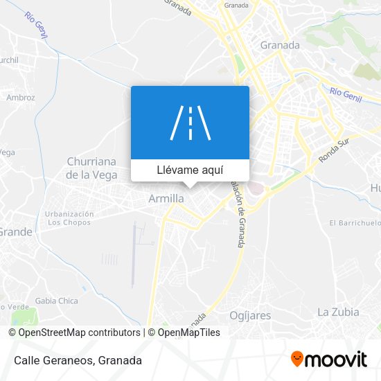 Mapa Calle Geraneos