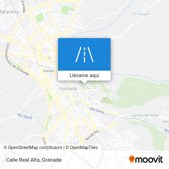 Mapa Calle Real Alta