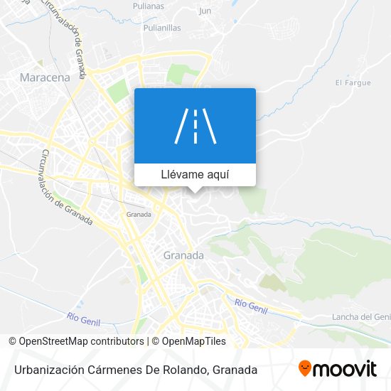 Mapa Urbanización Cármenes De Rolando
