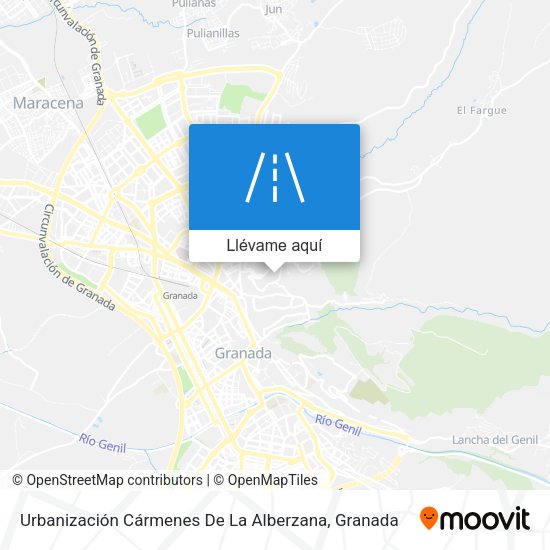 Mapa Urbanización Cármenes De La Alberzana