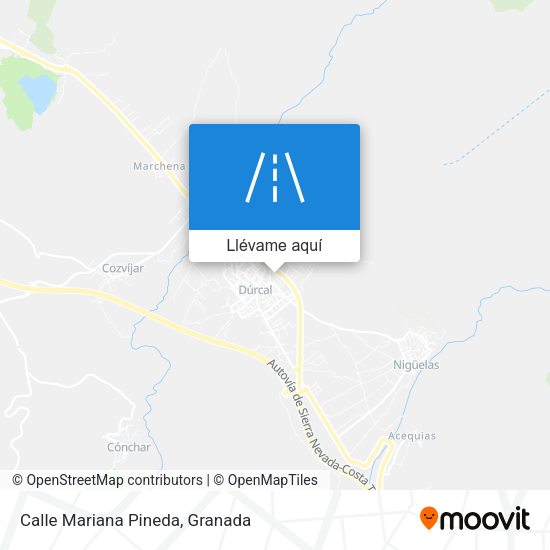 Mapa Calle Mariana Pineda
