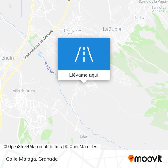 Mapa Calle Málaga