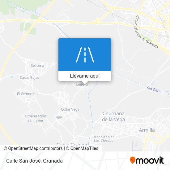 Mapa Calle San José