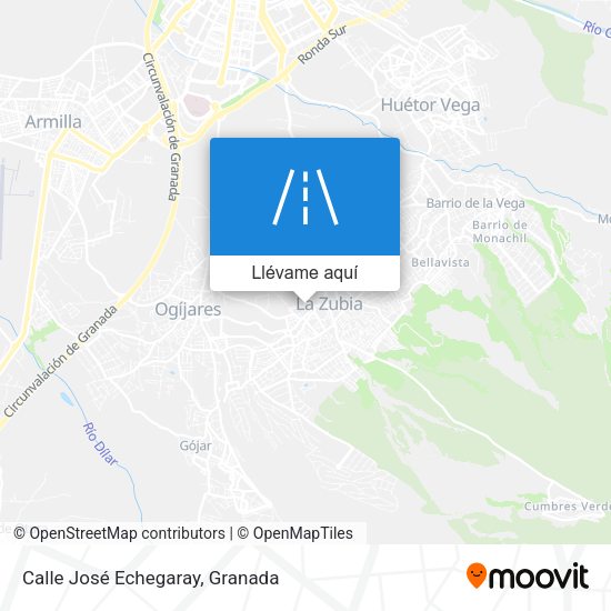 Mapa Calle José Echegaray