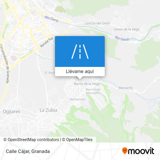Mapa Calle Cájar
