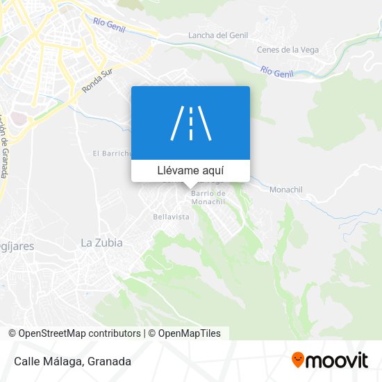 Mapa Calle Málaga