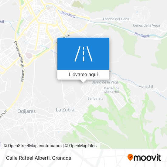 Mapa Calle Rafael Alberti