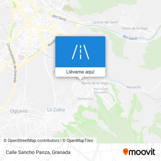Mapa Calle Sancho Panza