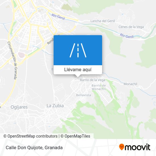 Mapa Calle Don Quijote