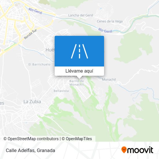 Mapa Calle Adelfas
