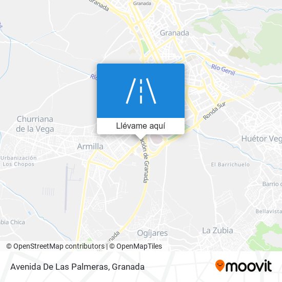 Mapa Avenida De Las Palmeras