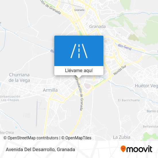 Mapa Avenida Del Desarrollo