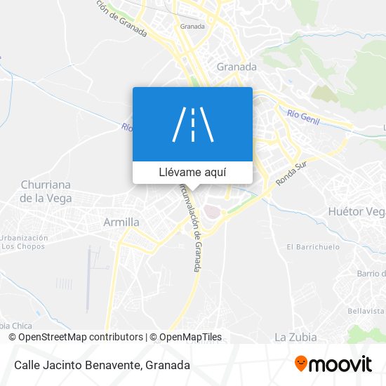 Mapa Calle Jacinto Benavente