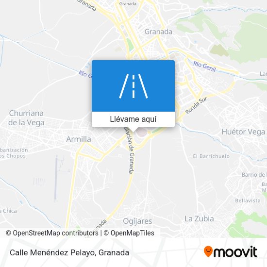 Mapa Calle Menéndez Pelayo