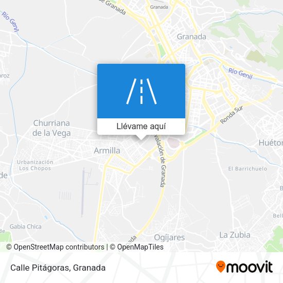 Mapa Calle Pitágoras