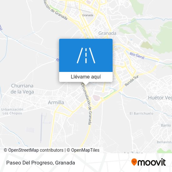 Mapa Paseo Del Progreso