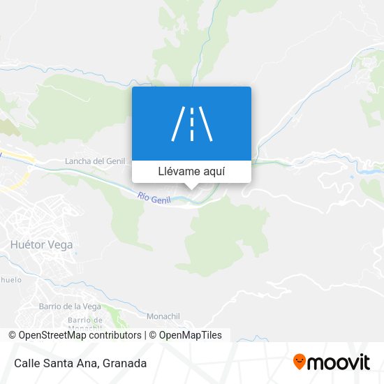 Mapa Calle Santa Ana