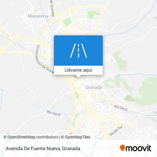 Mapa Avenida De Fuente Nueva