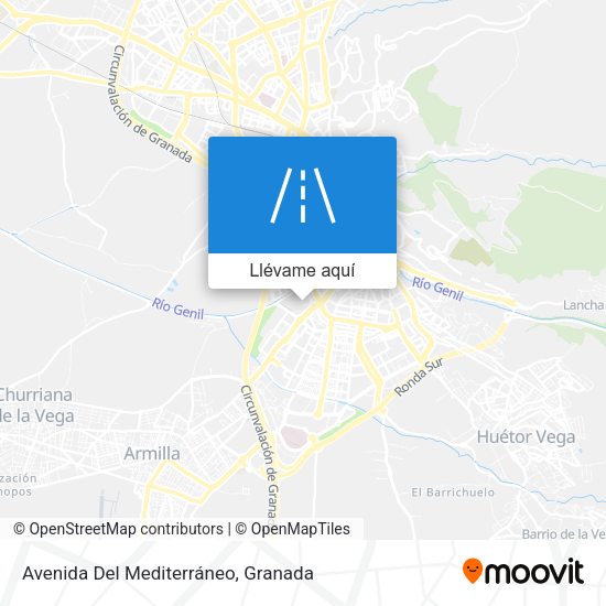 Mapa Avenida Del Mediterráneo