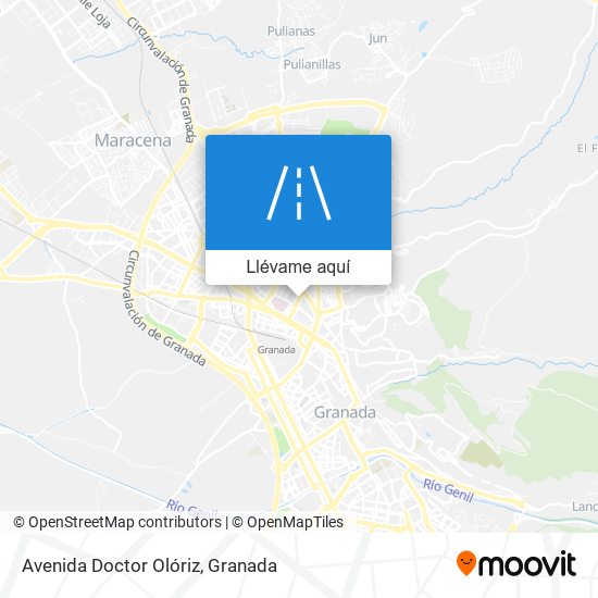 Mapa Avenida Doctor Olóriz