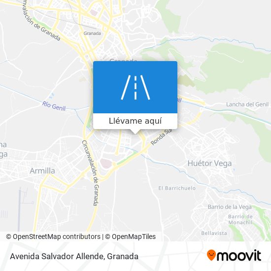 Mapa Avenida Salvador Allende