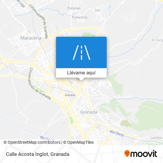 Mapa Calle Acosta Inglot