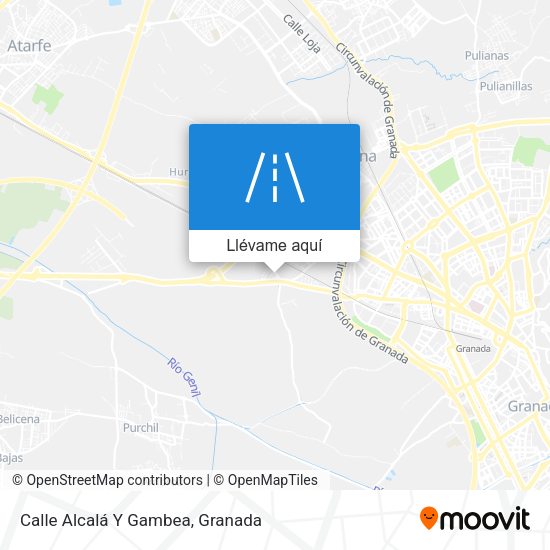 Mapa Calle Alcalá Y Gambea