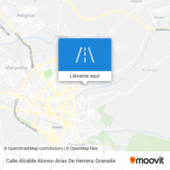 Mapa Calle Alcalde Alonso Arias De Herrera